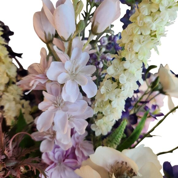 Artificial Purple & Lavender Flower Bouquet Hand-Tied Arrangement Stunning Displ - Picture 16 of 16